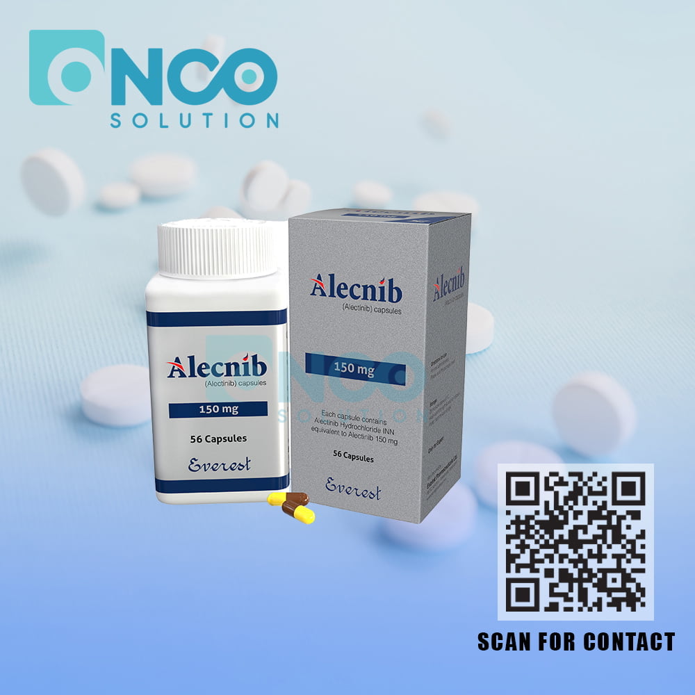 Alecnib 150 MG (Alectinib) Capsules - Targeted cancer therapy by Everest Pharmaceutical Ltd.