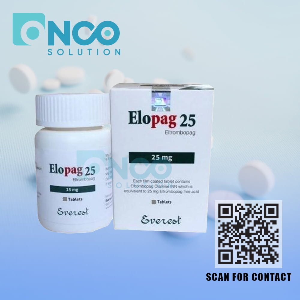 Elopag 25 MG (Eltrombopag) Tablets - Thrombocytopenia treatment by Drug International Ltd., supplied by Onco Solution.