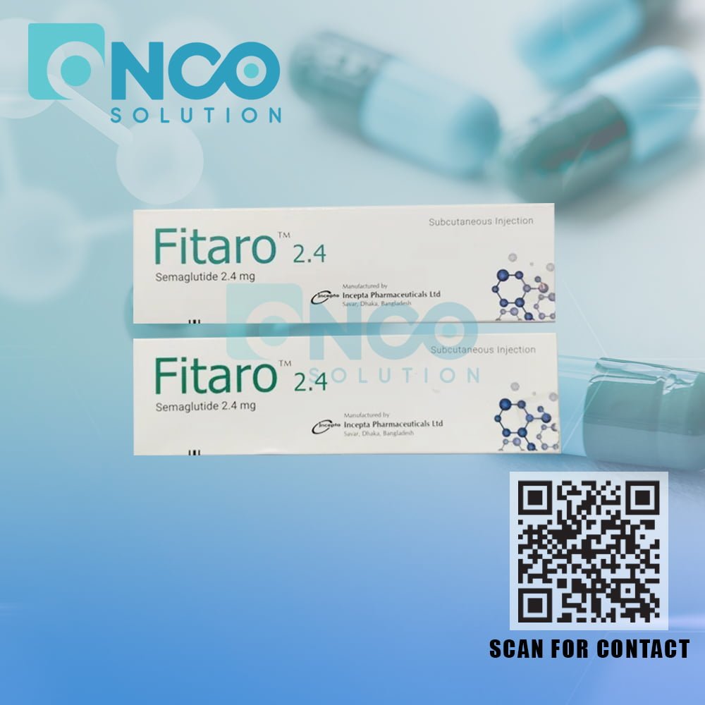 Fitaro 2.4 MG (Semaglutide) Injection - Weight management solution by Incepta Pharmaceuticals Ltd., supplied by Onco Solution.