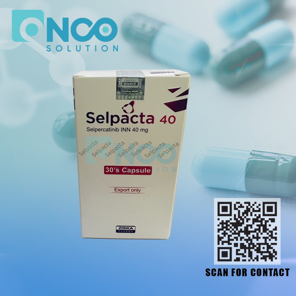 Selpacta 40 MG (Selpercatinib) Capsules - Targeted cancer therapy by Beacon Pharmaceuticals, available from Onco Solution.