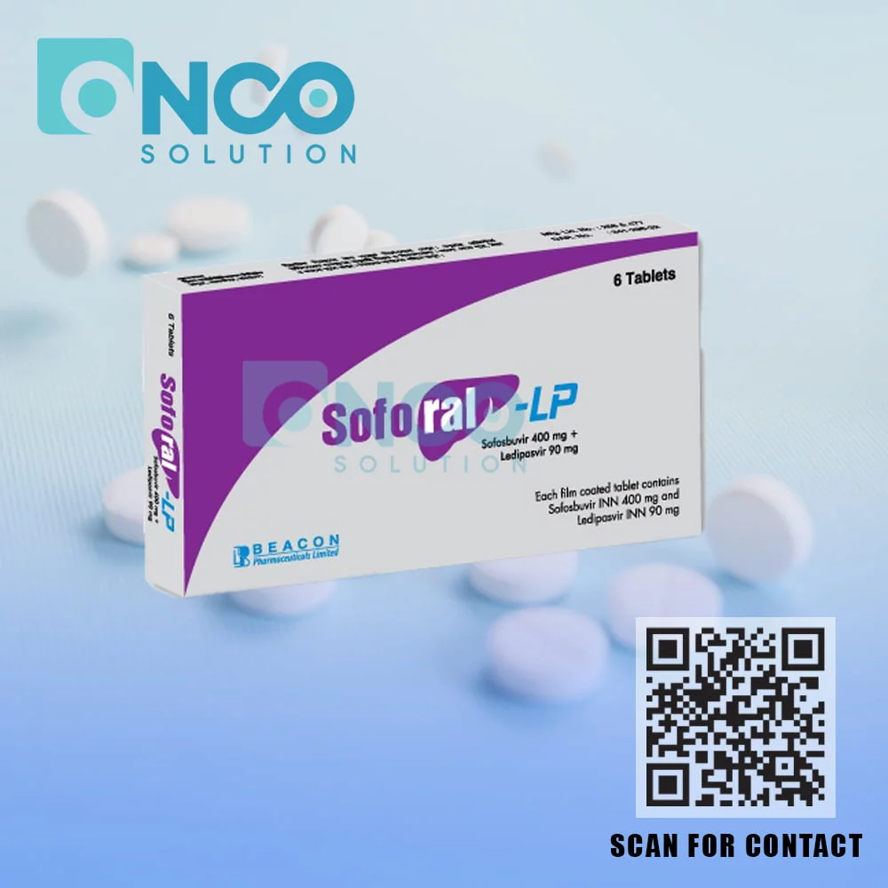 Teralithe Lp 400 Soforal LP 400 MG 90 MG (Sofosbuvir + Ledipasvir) Tablets | Onco Solution