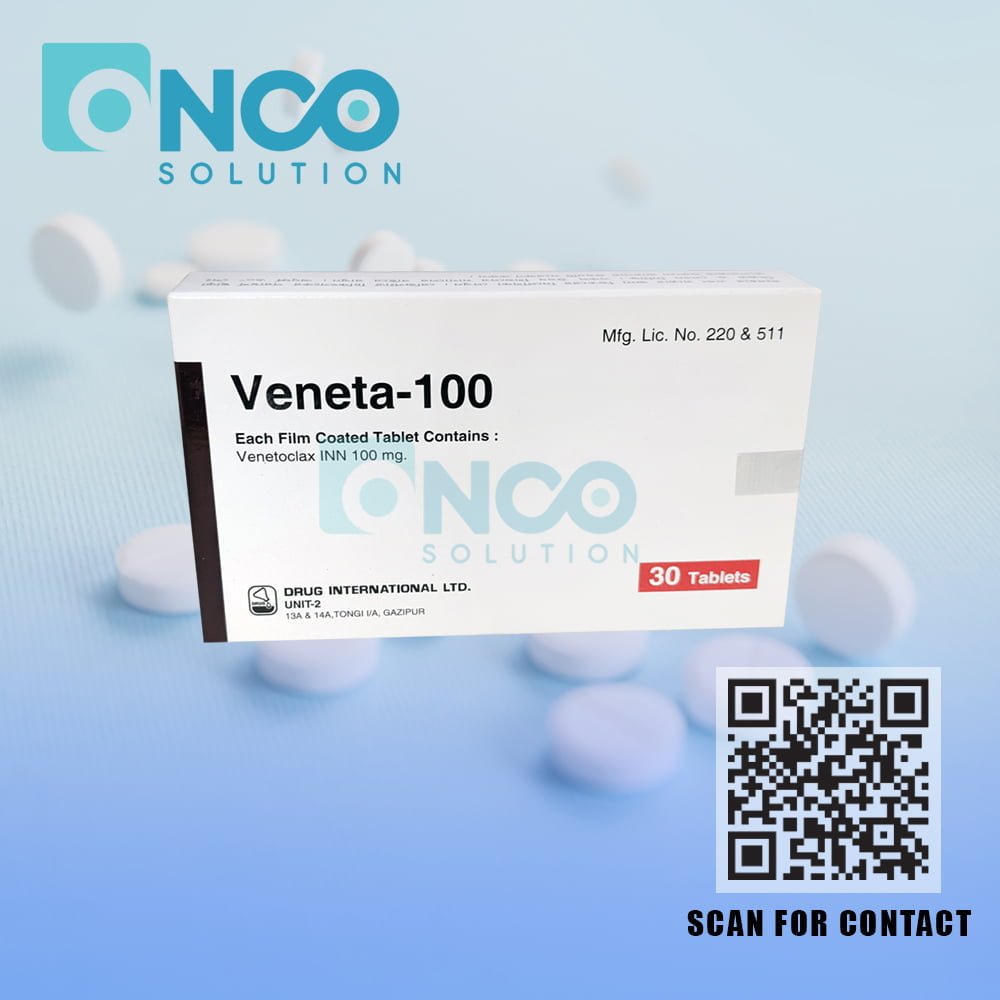 Veneta 100 MG (Venatadax) Tablets - Allergen relief medication by Drug International Ltd., available from Onco Solution.