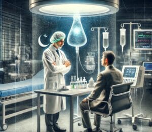 A high-quality image of Olanib 150 mg (Olaparib) tablets, manufactured by Everest Pharmaceuticals Ltd., used for treating breast and ovarian cancer in patients with BRCA mutations in Pakistan.