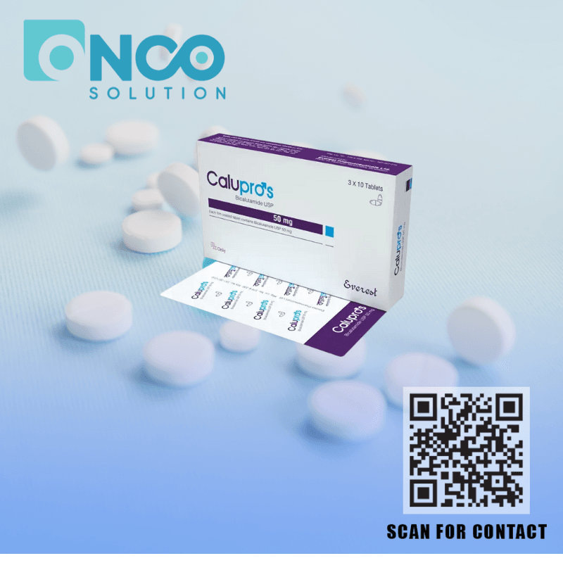 Calupros 50 mg Bicalutamide Tablet by Everest Pharmaceuticals – Supplied by Onco Solution