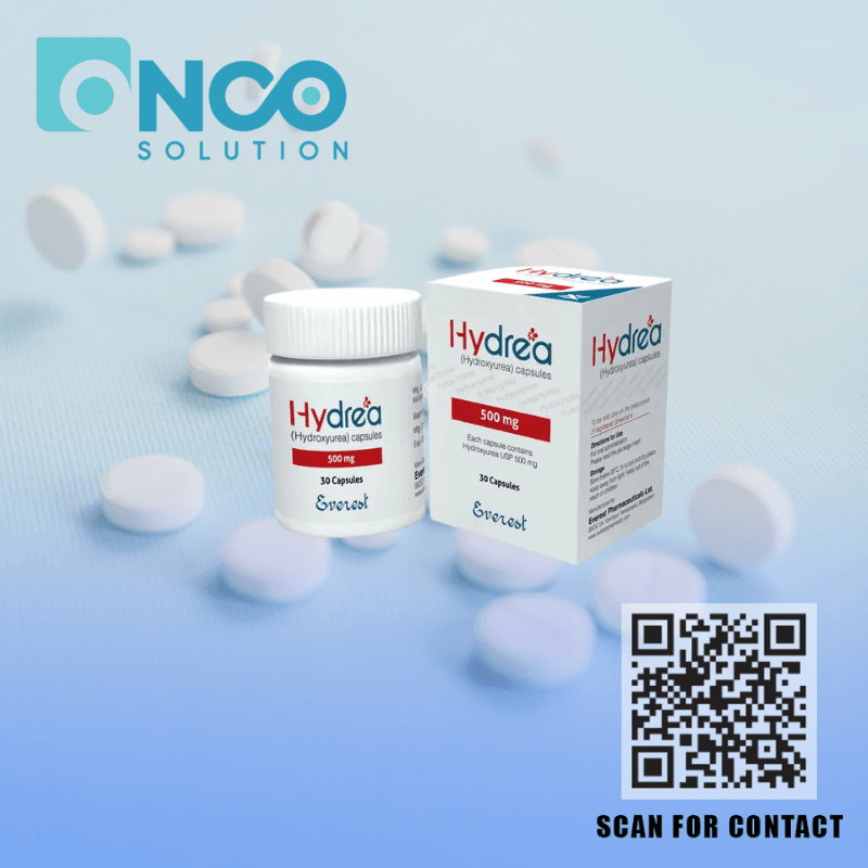 Hydrea 500 mg (Hydroxyurea) Capsule by Everest Pharmaceuticals – Supplied by Onco Solution