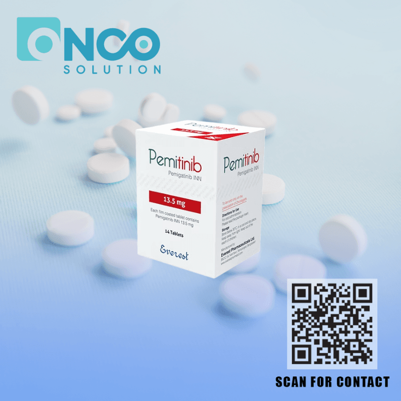 Pemitinib 13.5 mg Tablet (Pemigatinib) by Everest Pharmaceuticals - Supplied by Onco Solution
