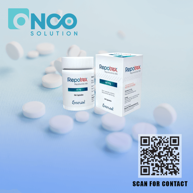Repotrex 40 mg Repotrectinib capsules for NSCLC cancer treatment