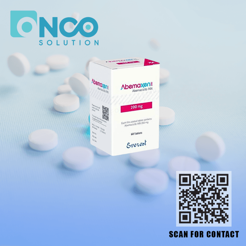 Abemaxen 200 mg Abemaciclib tablets for metastatic breast cancer treatment