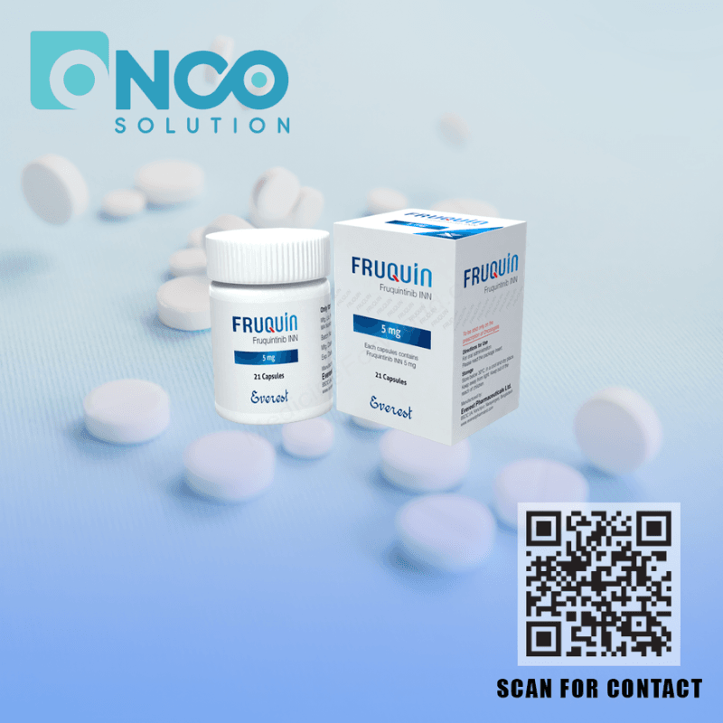Fruquin 5 mg Fruquintinib tablets for advanced colorectal cancer treatment